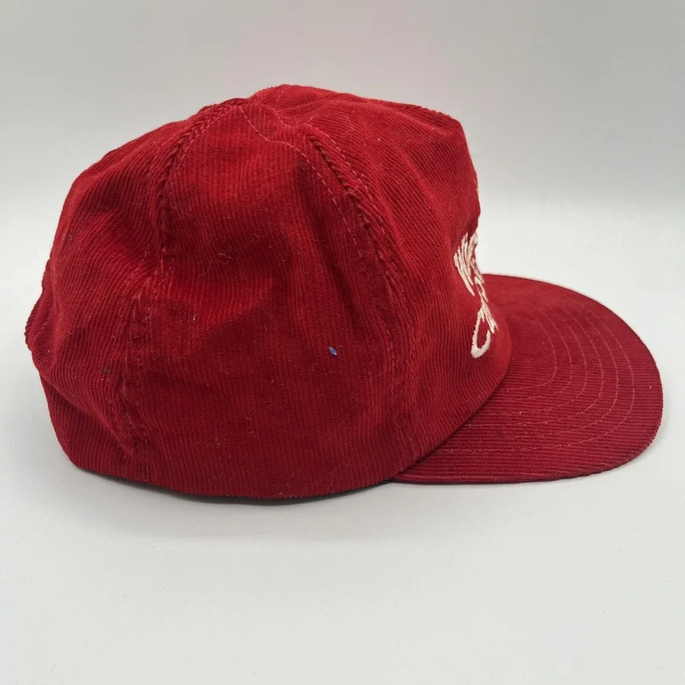 Winston Cup Series Hat Strohm Cap‎ Snap Corduroy Cigarettes USA NASCAR Vintage